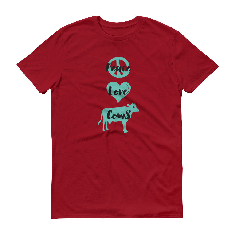 Peace Love Cows Men's T-Shirt