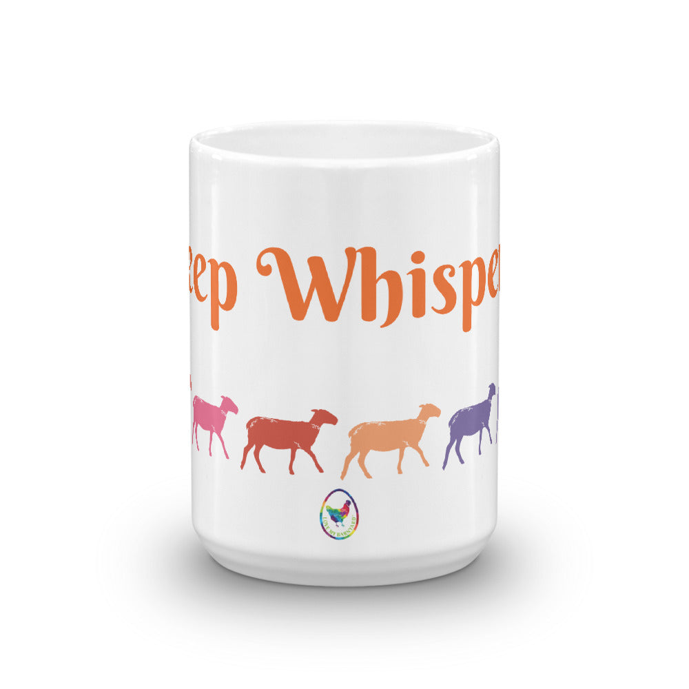 Sheep Whisperer Glossy White Coffee Mug