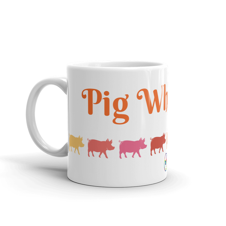 Pig Whisperer Glossy White Coffee Mug