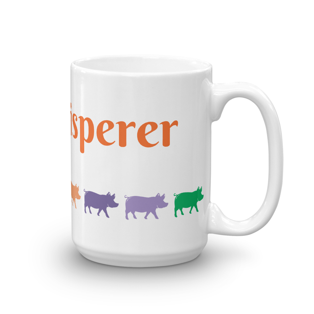 Pig Whisperer Glossy White Coffee Mug