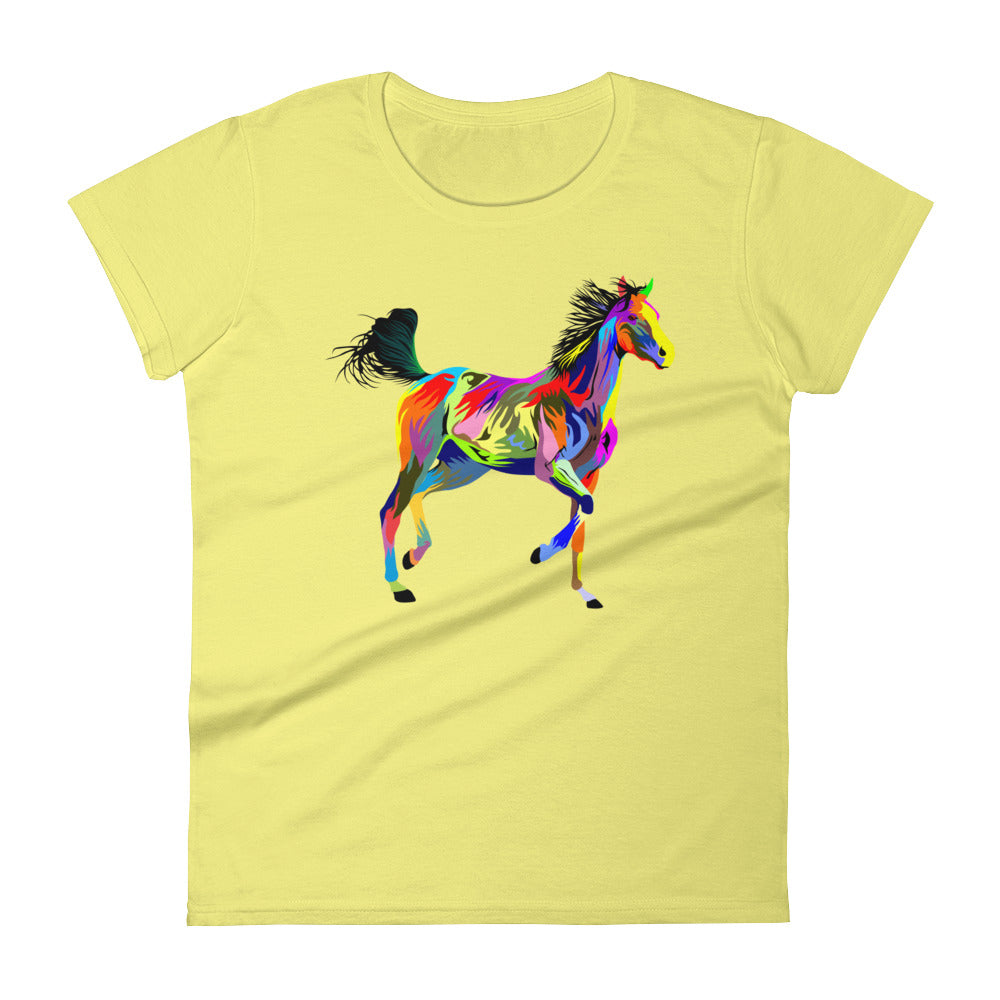 Running Painted Horse Women's Short Sleeve T-shirt