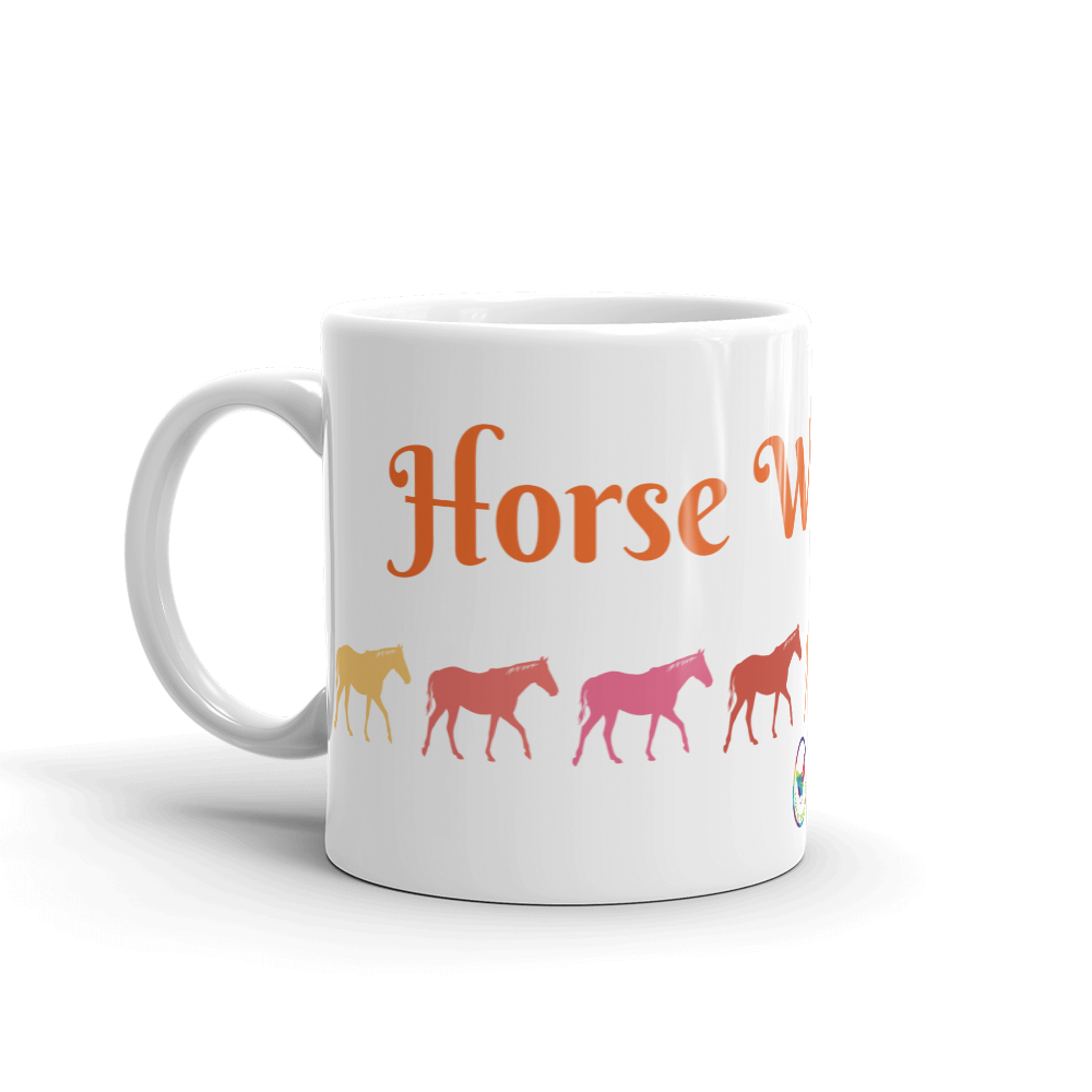 Horse Whisperer Glossy White Coffee Mug