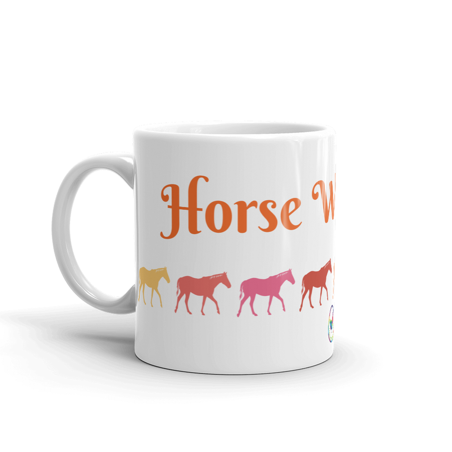 Horse Whisperer Glossy White Coffee Mug