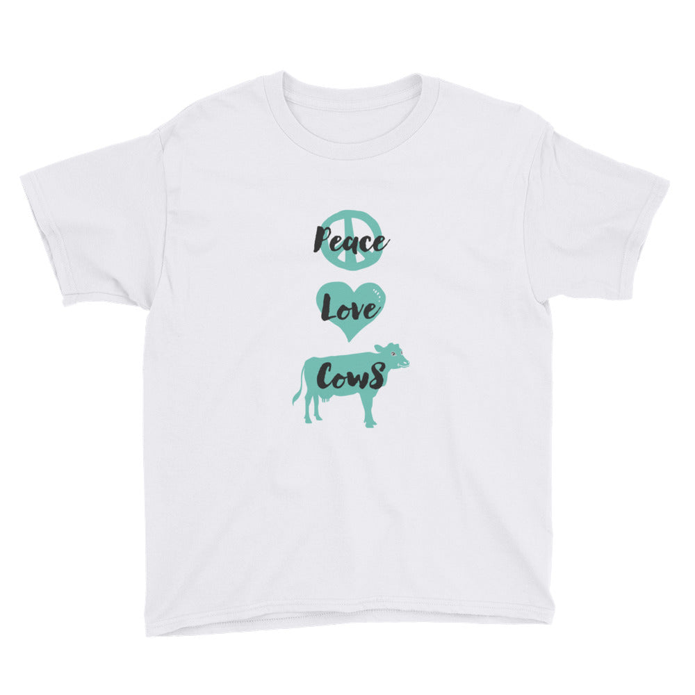 Peace Love Cows Kid's Soft Cotton Tee